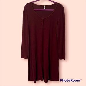 Z Supply Red Sweater Dress. Size Medium.